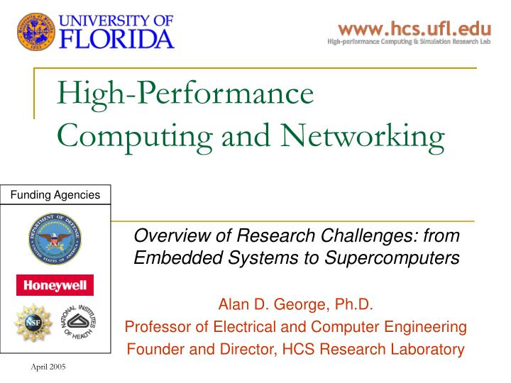 PPT - High-Performance Computing and Networking PowerPoint Presentation ...