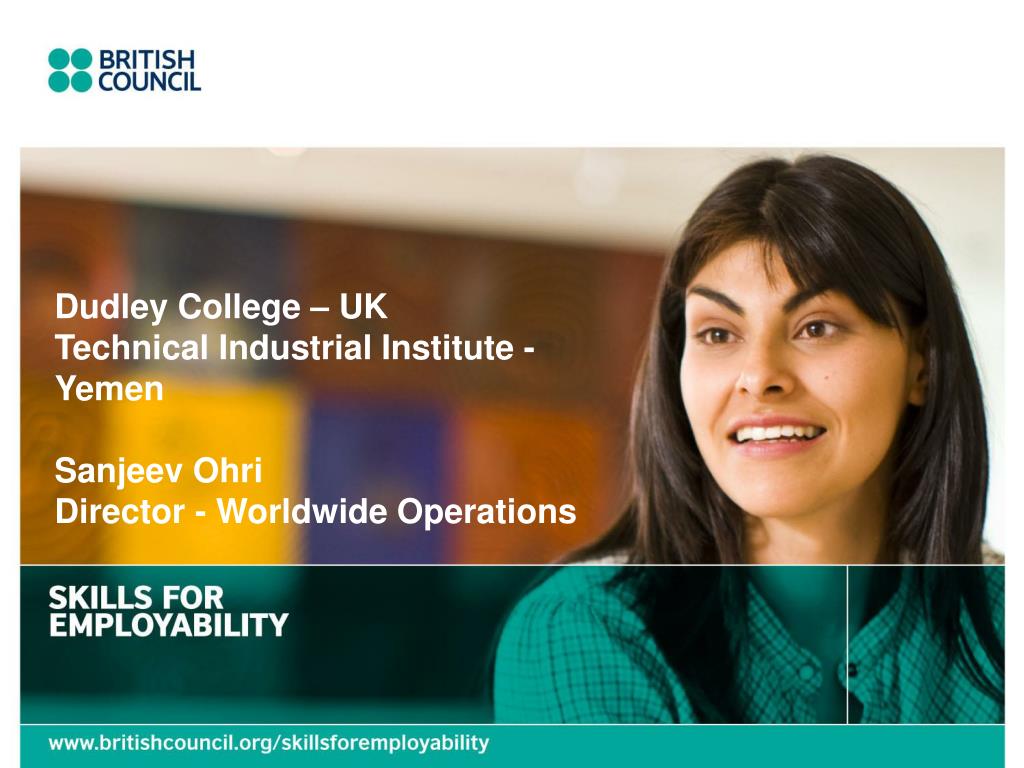 PPT Dudley College UK Technical Industrial Institute Yemen