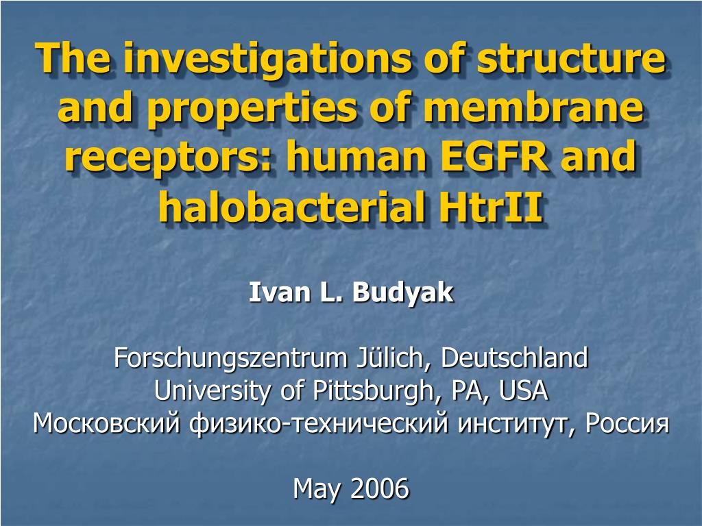 Ppt Ivan L Budyak Forschungszentrum J U Lich Deutschland University Of Pittsburgh Pa Usa Powerpoint Presentation Id