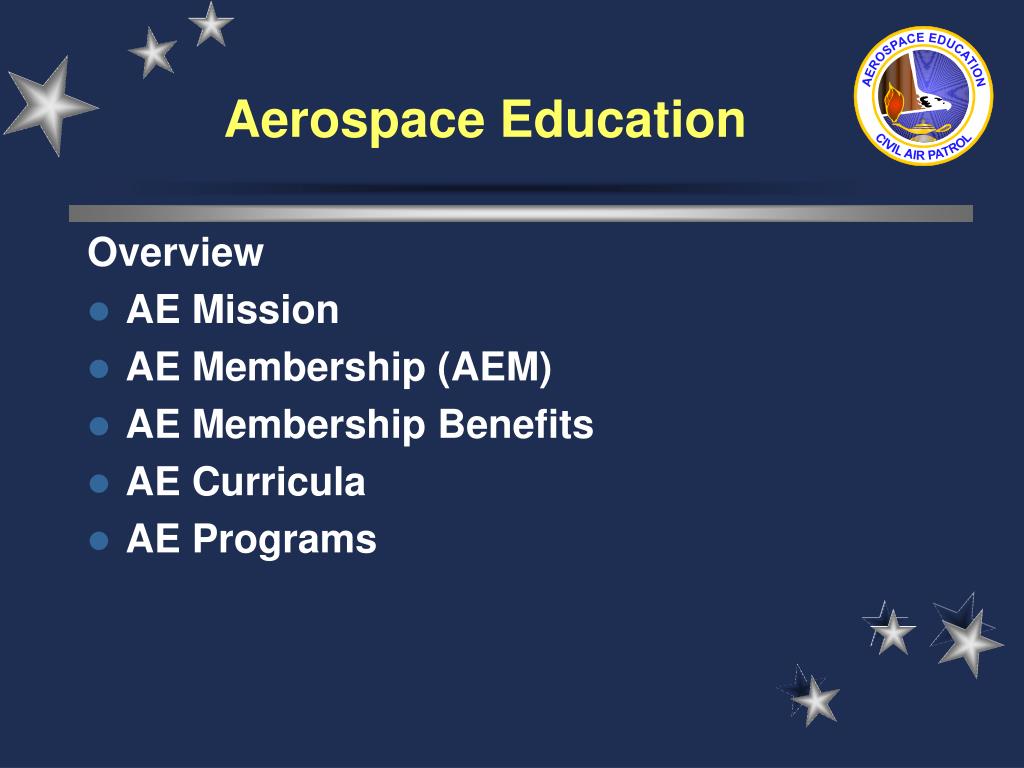 PPT - Enhancing Aerospace Education through Civil Air Patrol Membership ...