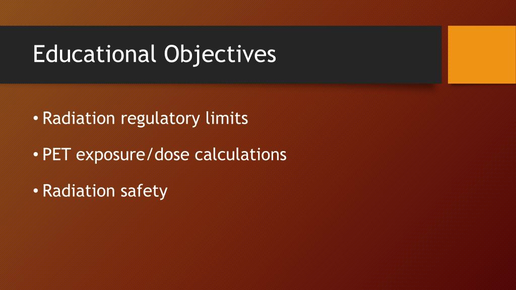 PPT - PET/CT: Radiation Safety and Protection PowerPoint Presentation ...