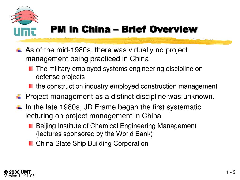 phd project management in china