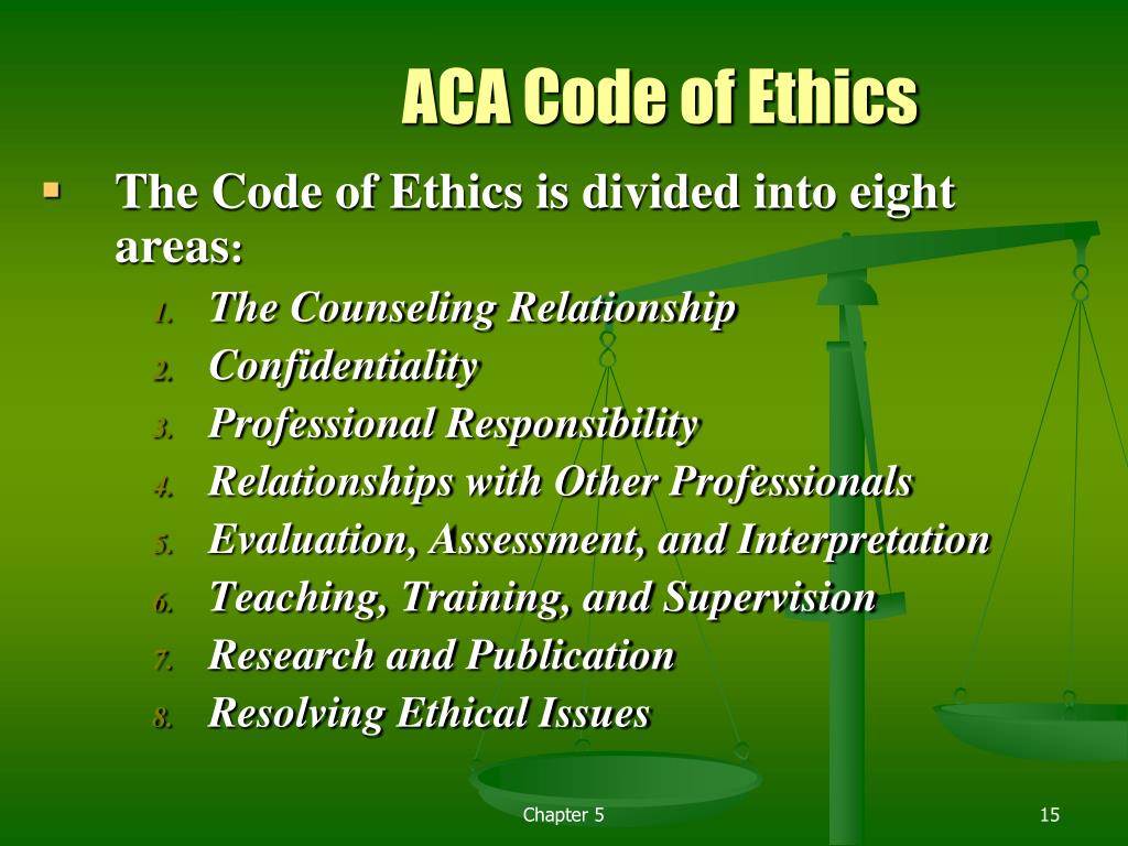 ⭐ Aca code of ethics. American Counseling Association (ACA) Code of