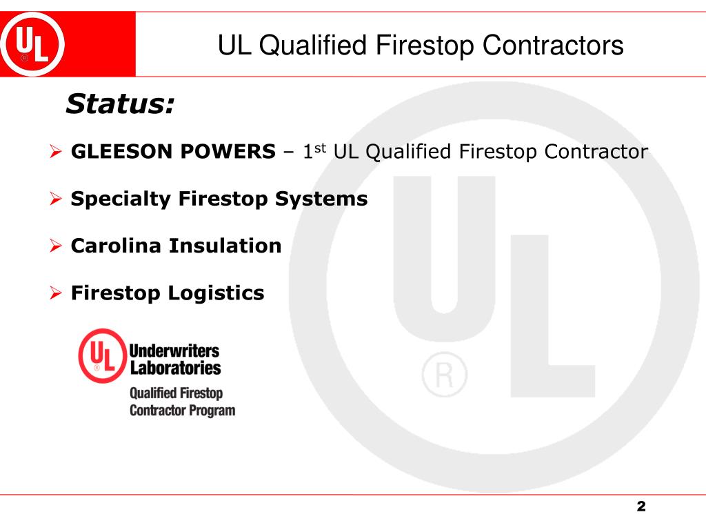 PPT - FCIA Firestop Industry Conference San Antonio, TX November, 2008 ...