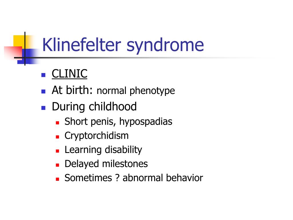 Klinefelters Syndrome The Difference Between Being Intersex And