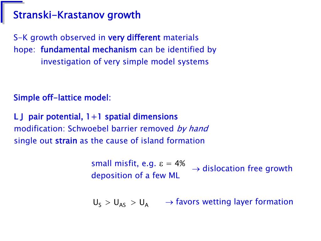 PPT - Off-lattice Kinetic Monte Carlo simulations of strained hetero ...