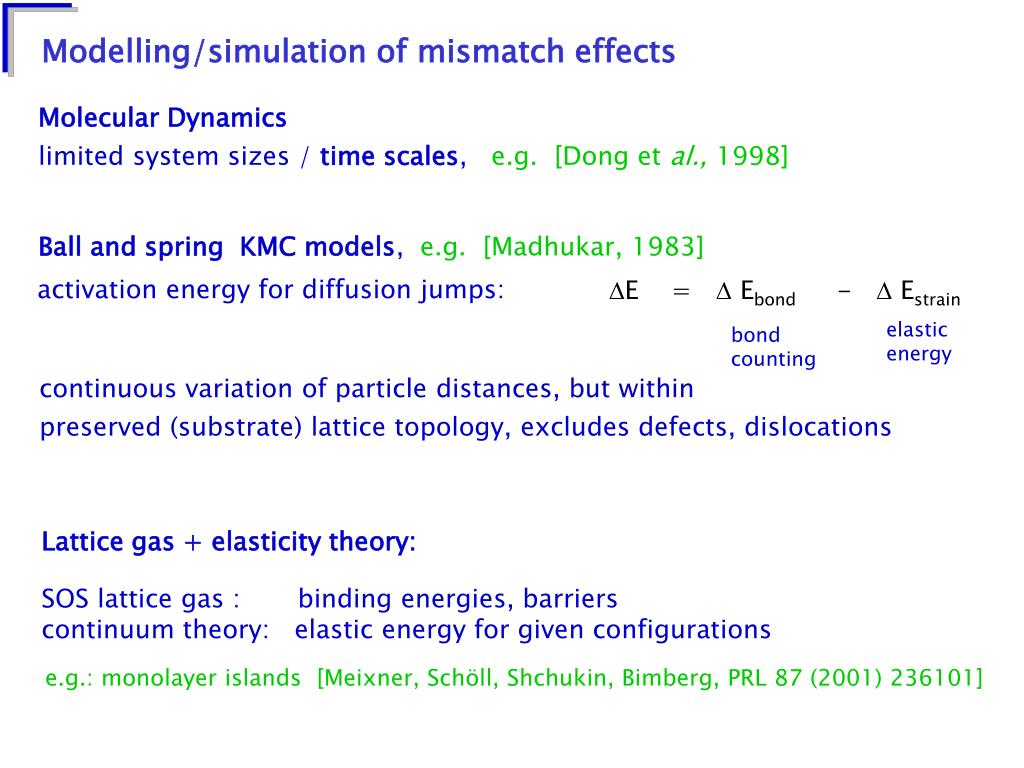 PPT - Off-lattice Kinetic Monte Carlo simulations of strained hetero ...
