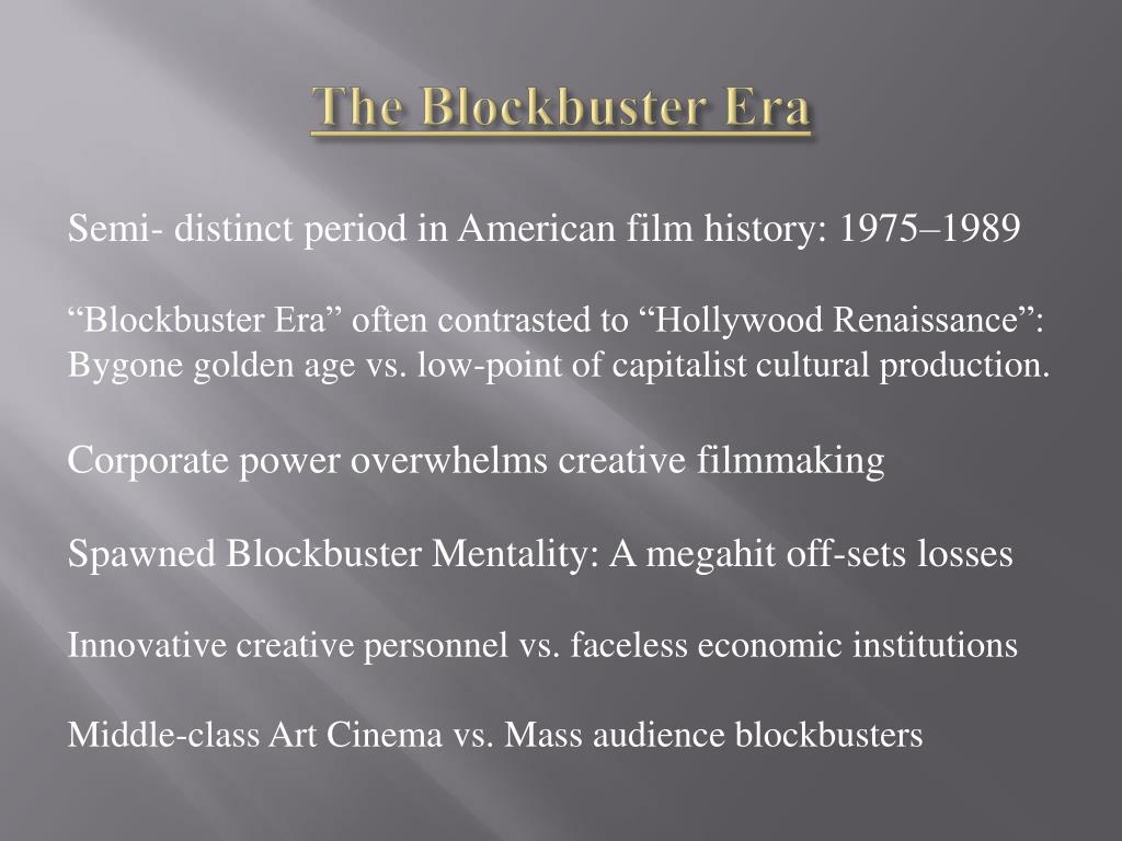 PPT Contemporary American Cinema PowerPoint Presentation, free