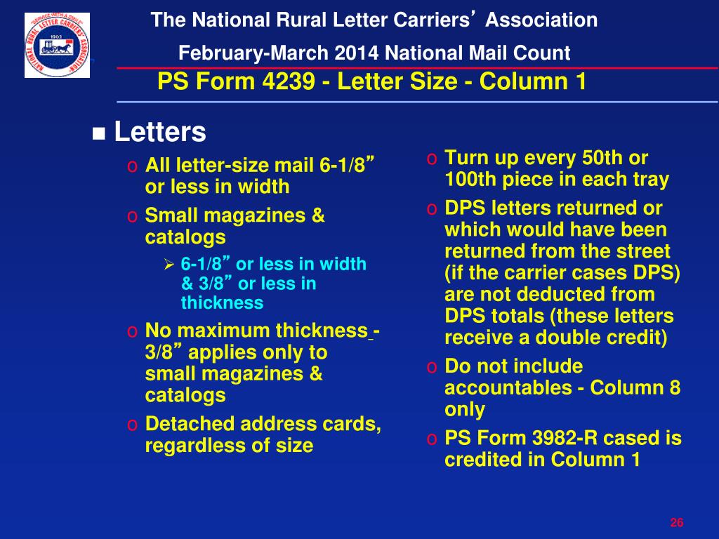 PPT NATIONAL RURAL LETTER CARRIERS ’ ASSOCIATION FebruaryMarch 2014