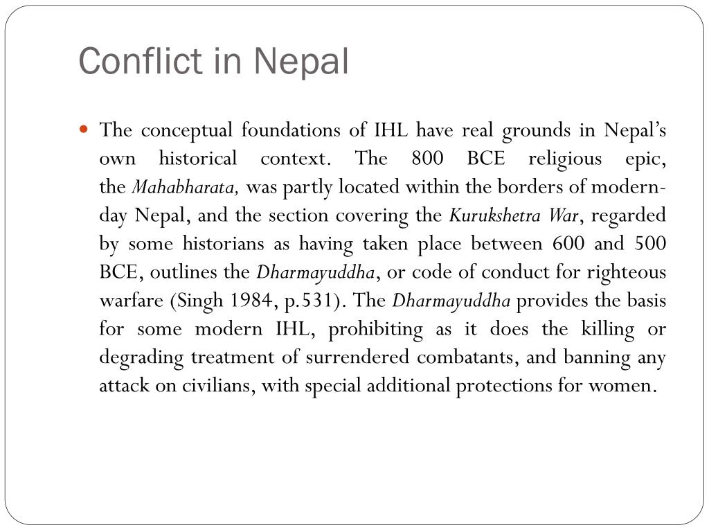 non international armed conflict definition