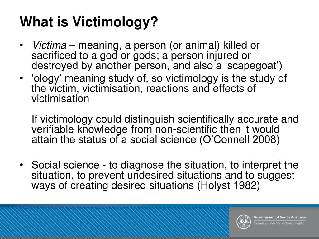history of victimology essay