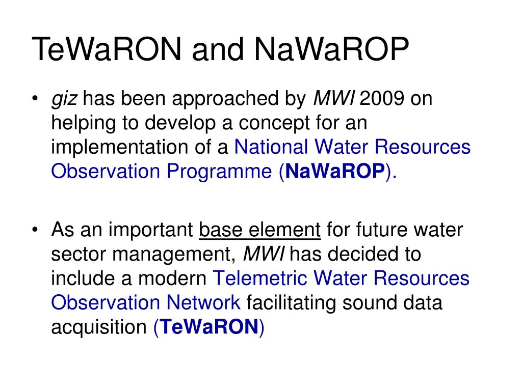 PPT Ministry of Water and Irrigation Jordan PowerPoint Presentation