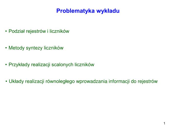 Co To Jest Problematyka Utworu PPT - Problematyka wykładu PowerPoint Presentation, free download - ID