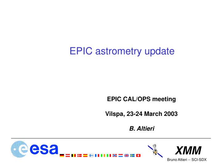 epic astrometry update n.