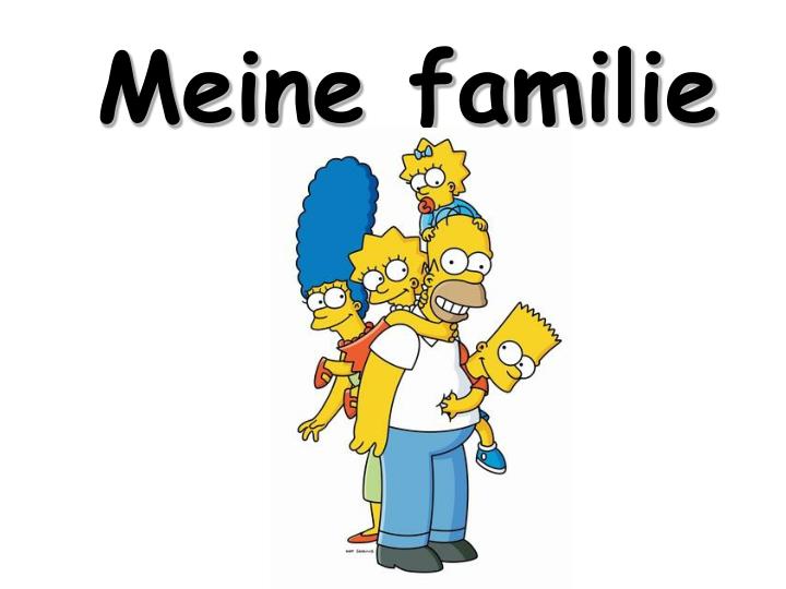 PPT Meine familie PowerPoint Presentation, free download ID3397127