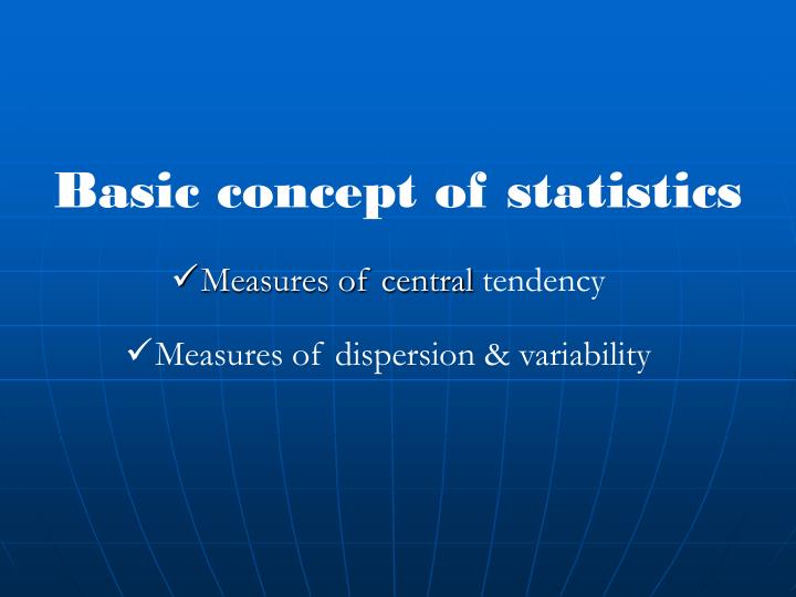 PPT - Basic Concept Of Statistics PowerPoint Presentation, Free ...