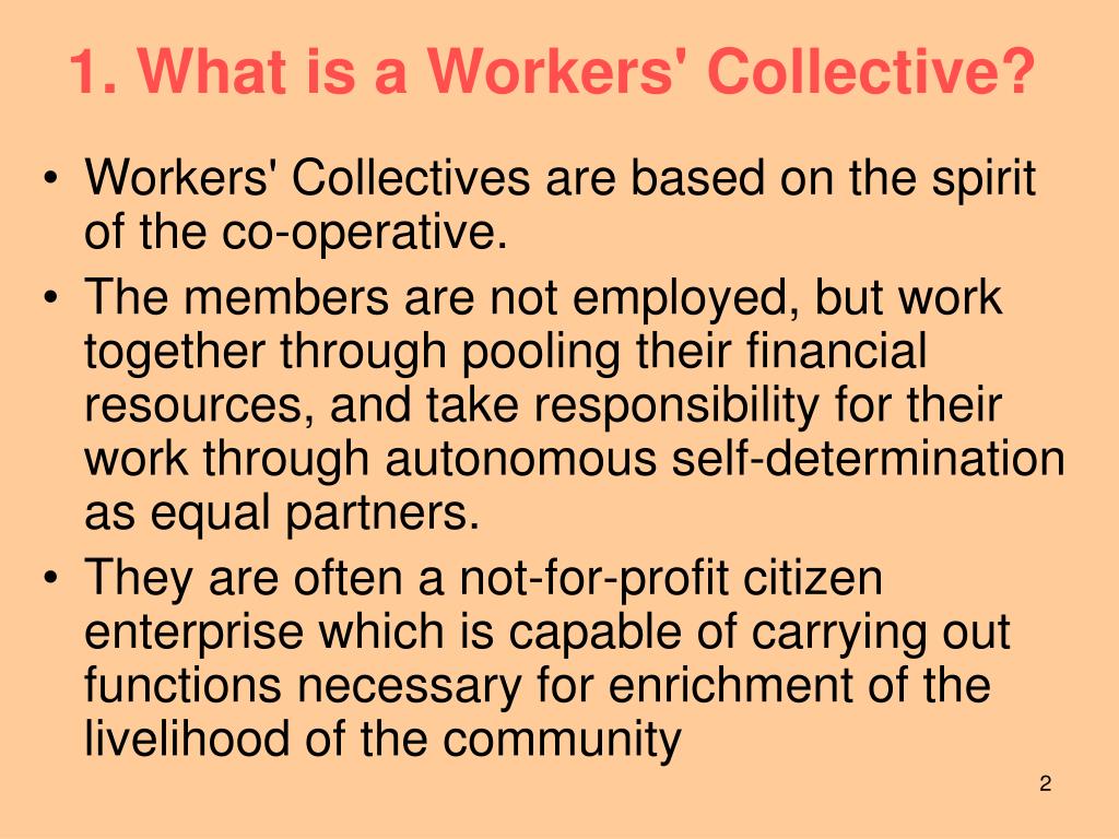 Workforce Collective PPT - Empowering Women Through Workers' Collectives in Japan: A Model ...