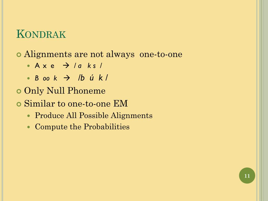 Ppt Letter To Phoneme Alignment Powerpoint Presentation Free Download Id