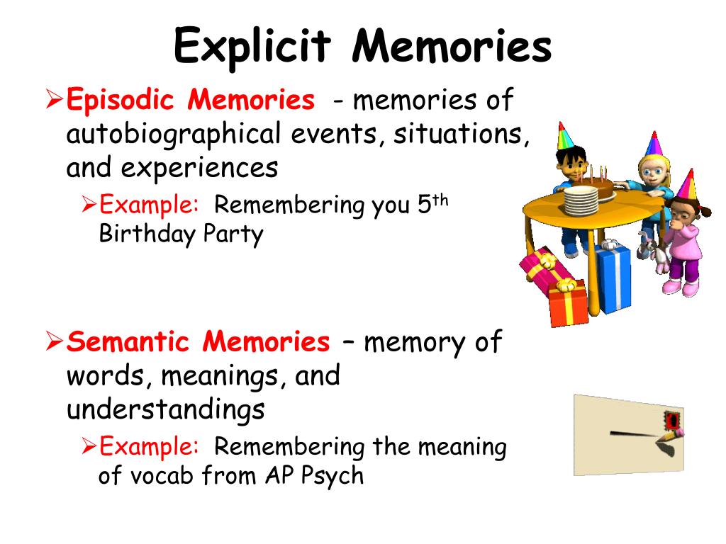 explicit memory