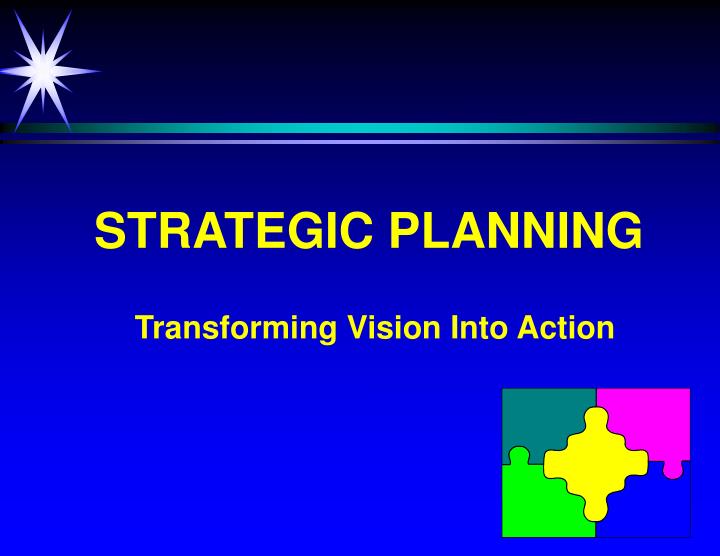 what is strategic planning ppt