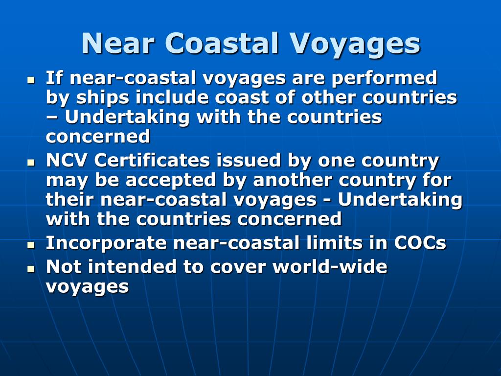 near coastal voyage meaning