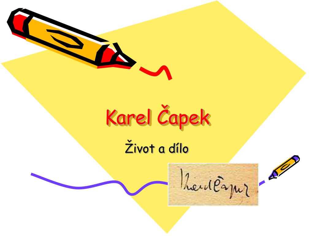 PPT - Karel Čapek PowerPoint Presentation, free download - ID:3406833
