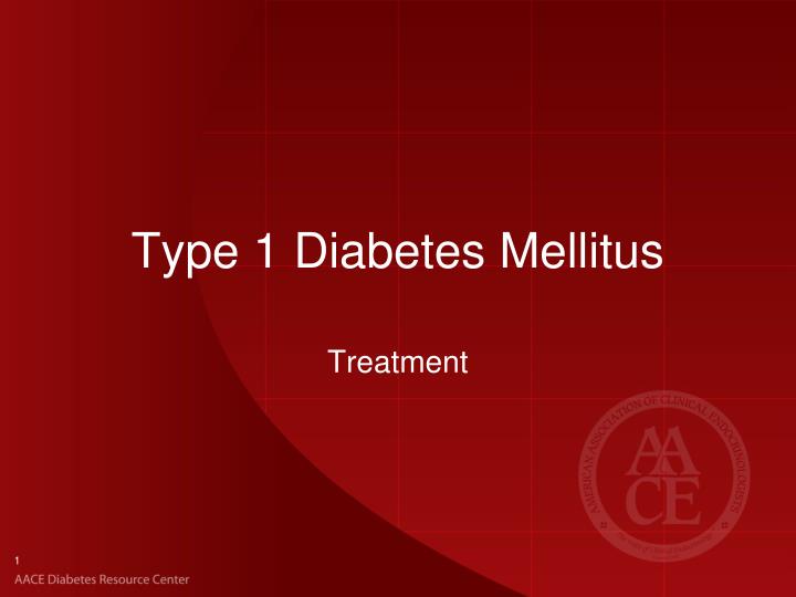 type 1 diabetes mellitus n.