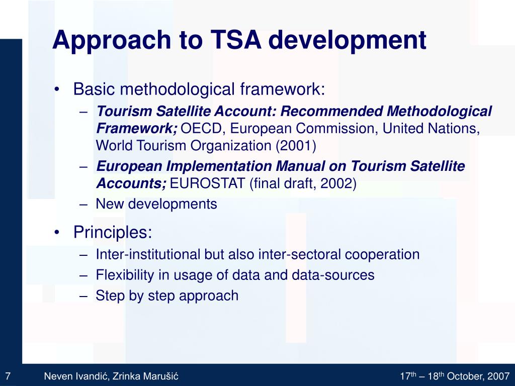 Tsa Development PPT - TSA FOR CROATIA Croatia’s up to date experiences and future plans ...