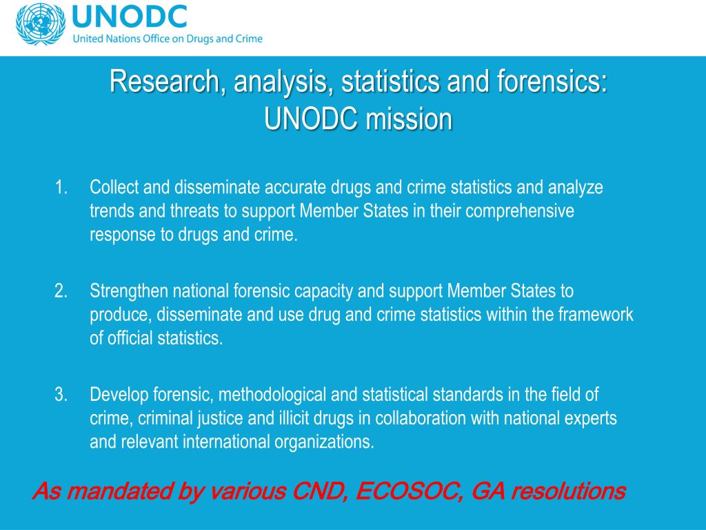 unodc research and trend analysis branch