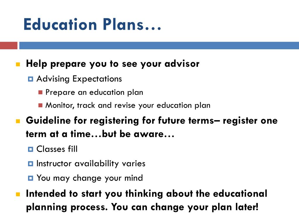 education plans