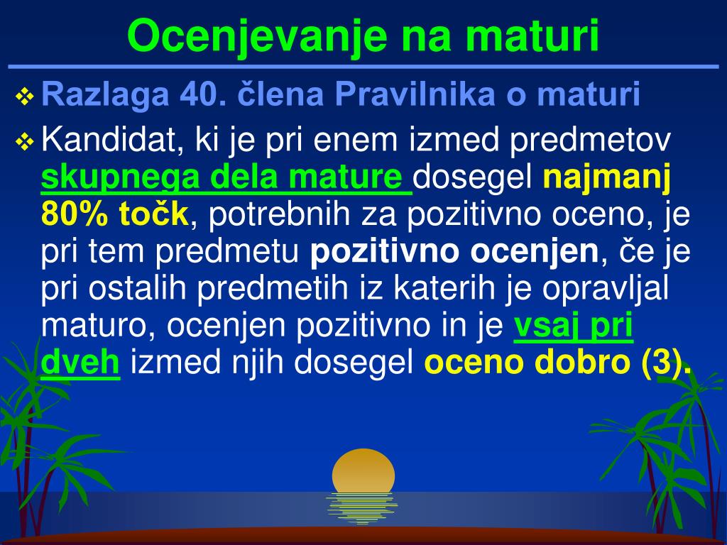 PPT - MATURA - (scientia est potentia) PowerPoint Presentation, free  download - ID:3411741