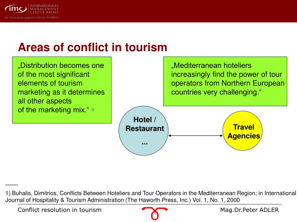 conflict in tourism