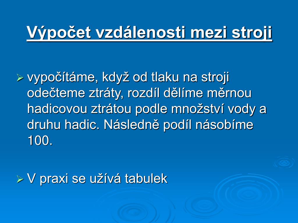 PPT - Dálková doprava vody PowerPoint Presentation, free download -  ID:3412179