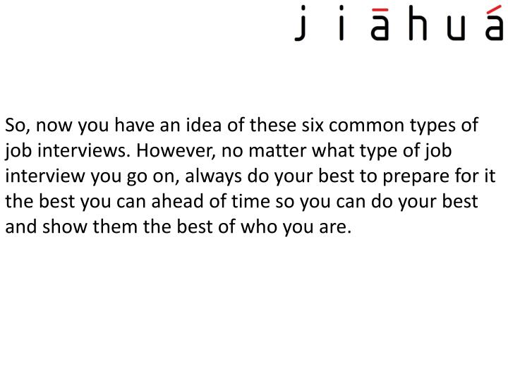 ppt interview powerpoint presentation id 3413119 types of job interviews