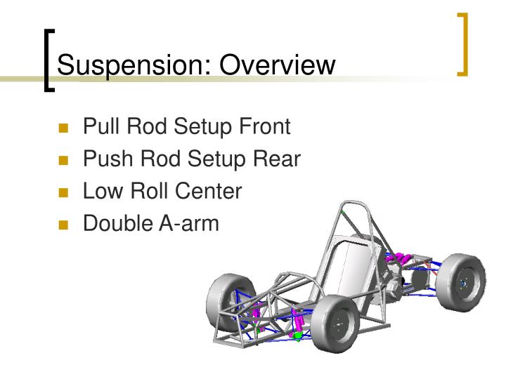PPT 2005 FSAE Rolling Chassis PowerPoint Presentation ID3413244