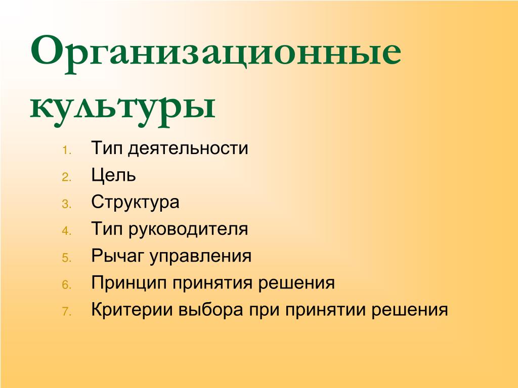 Типы активности. Виды культурной деятельности. Типы организационной культуры по Базарову. Принципов принятия решений по т.ю.Базарову?. Организационная культура и лидерство книга.