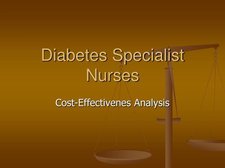 PPT Diabetes Specialist Nurses PowerPoint Presentation, free download