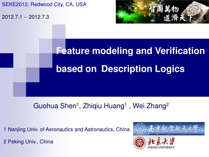 feature modeling and verification based on description logics n.