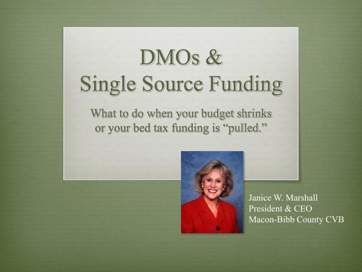 dmos single source funding n.