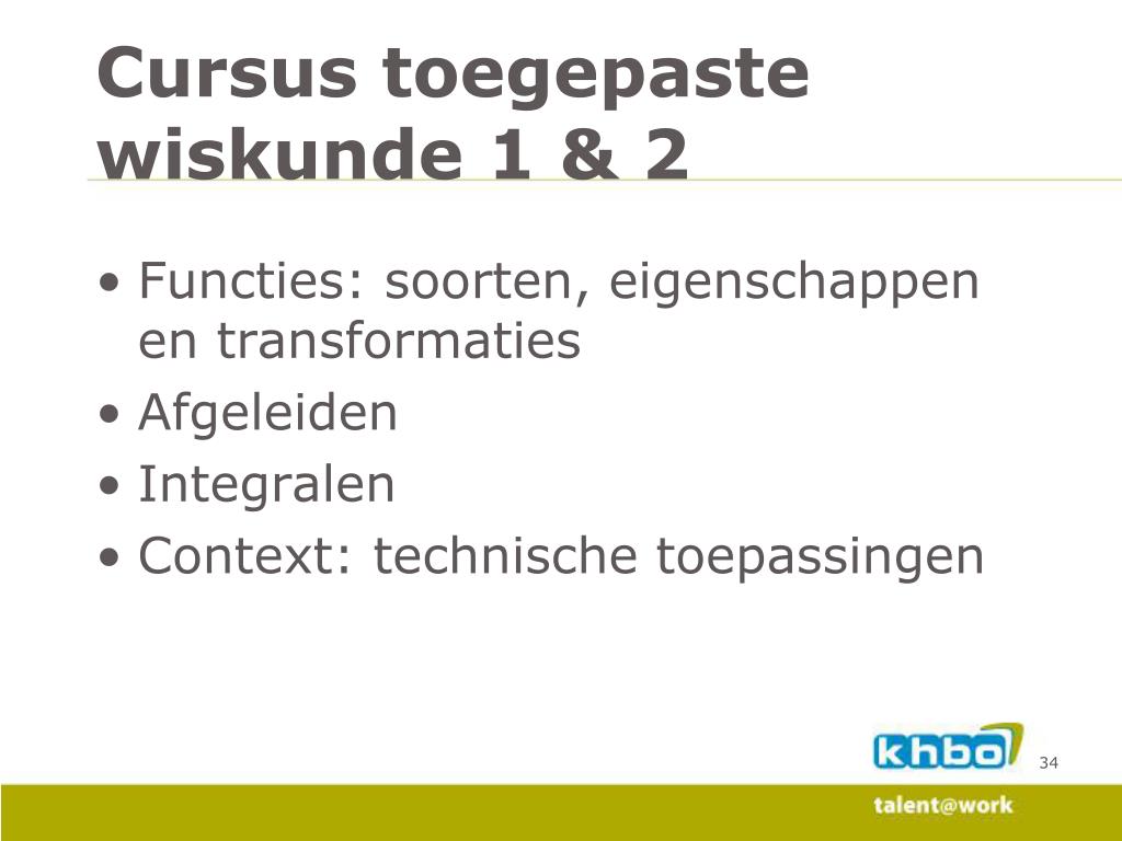 PPT - De overgang van het secundair naar het hoger onderwijs PowerPoint