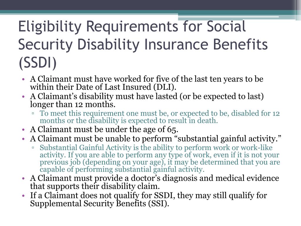 Ppt Social Security Disability Basics Powerpoint Presentation Free Download Id3418565 