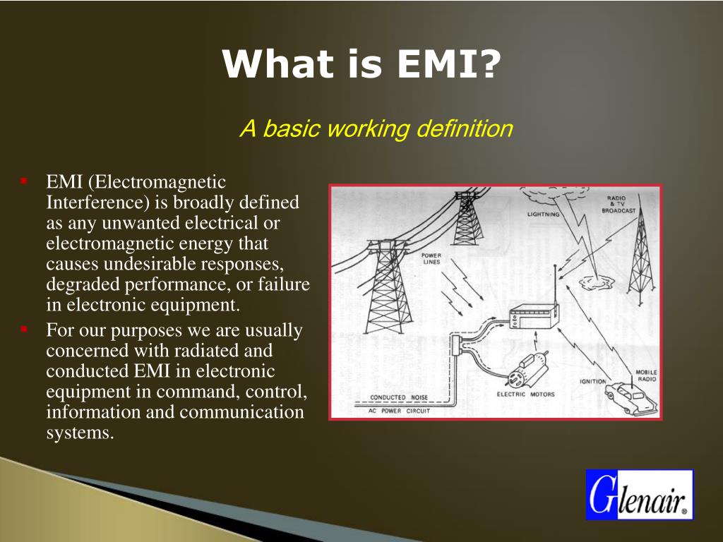 emi under presentation meaning
