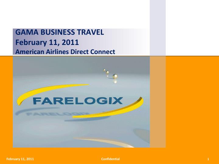 gama business travel