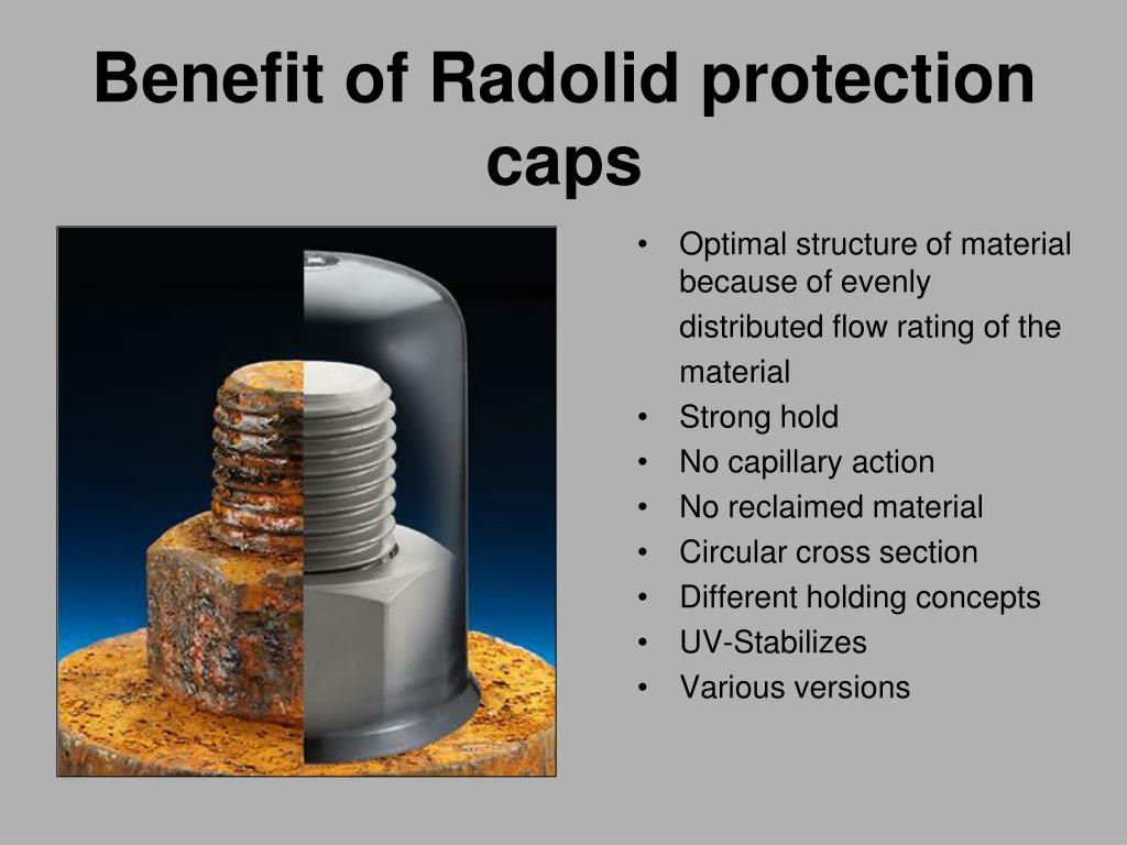 PPT - Radolid protection caps PowerPoint Presentation, free download -  ID:3421829