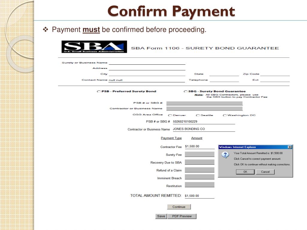 PPT - U.S. Small Business Administration Pay Training PowerPoint