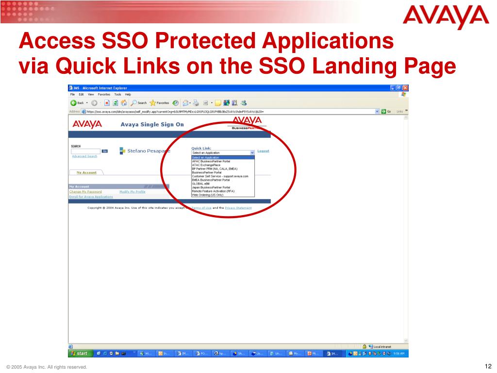 PPT - Avaya Single Sign On (SSO) PowerPoint Presentation, free download