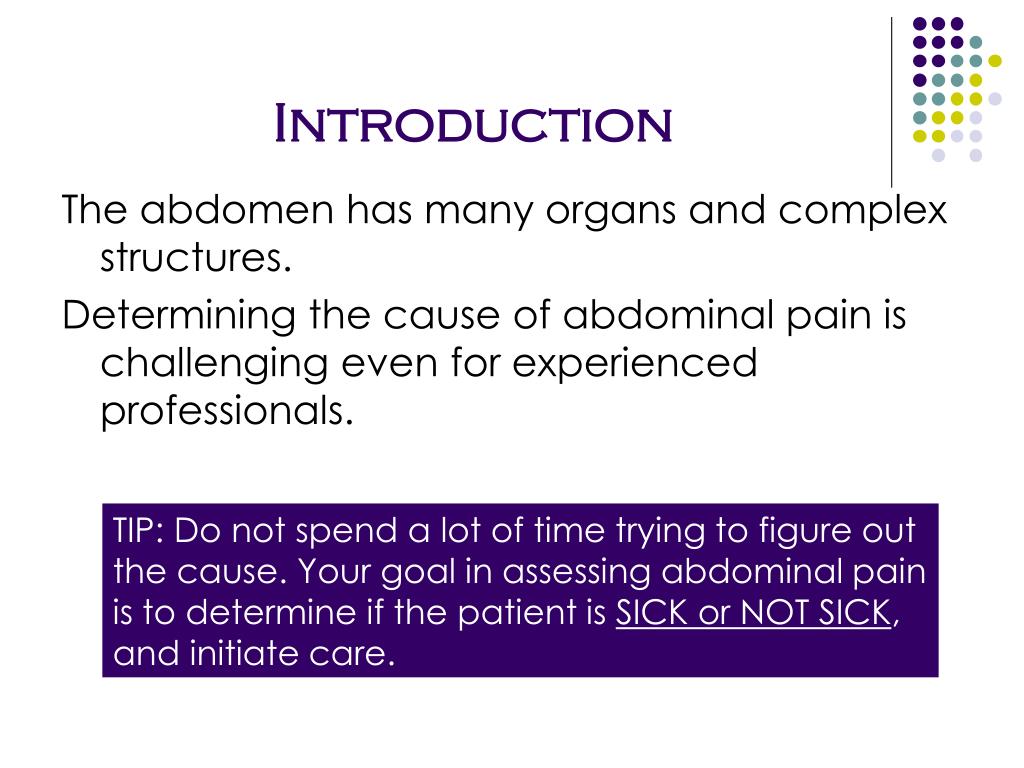 PPT Differential Diagnosis of Acute Abdominal Pain PowerPoint