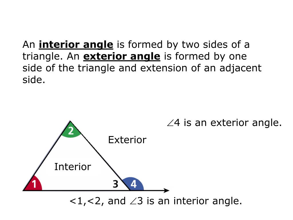 Ppt Find The Measures Of Interior And Exterior Angles Of