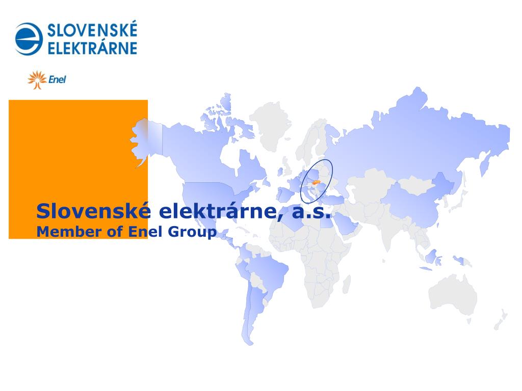 PPT - Slovenské elektrárne, a.s. Member of Enel Group PowerPoint  Presentation - ID:3427872