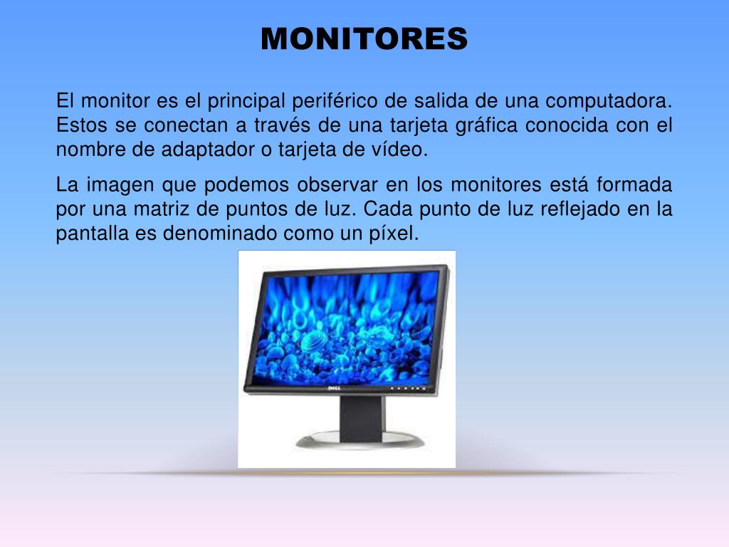 PPT - MONITORES PowerPoint Presentation, free download - ID:3428874